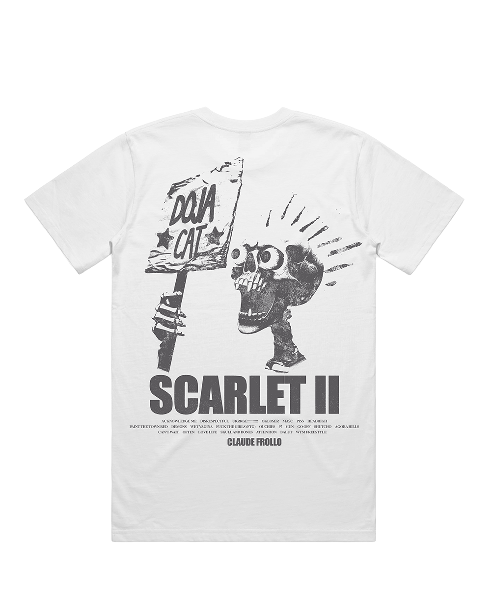 SCARLET II CLAUDE SKULL TEE